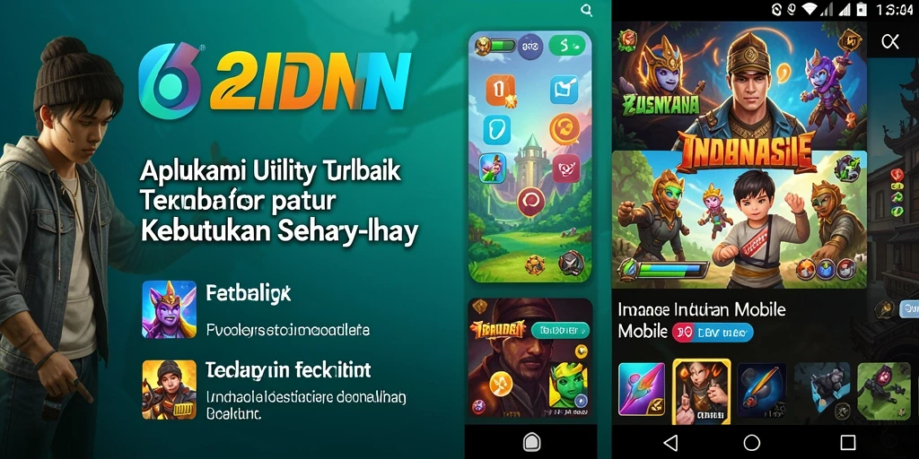 Tampilan antarmuka aplikasi Utility 62IDN yang intuitif.