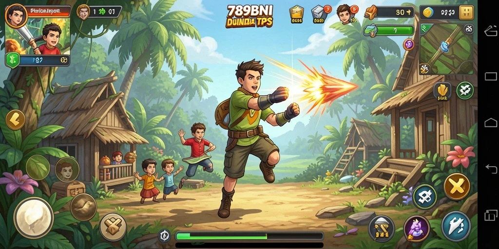 Gameplay seru dalam pertempuran TPS menegangkan.