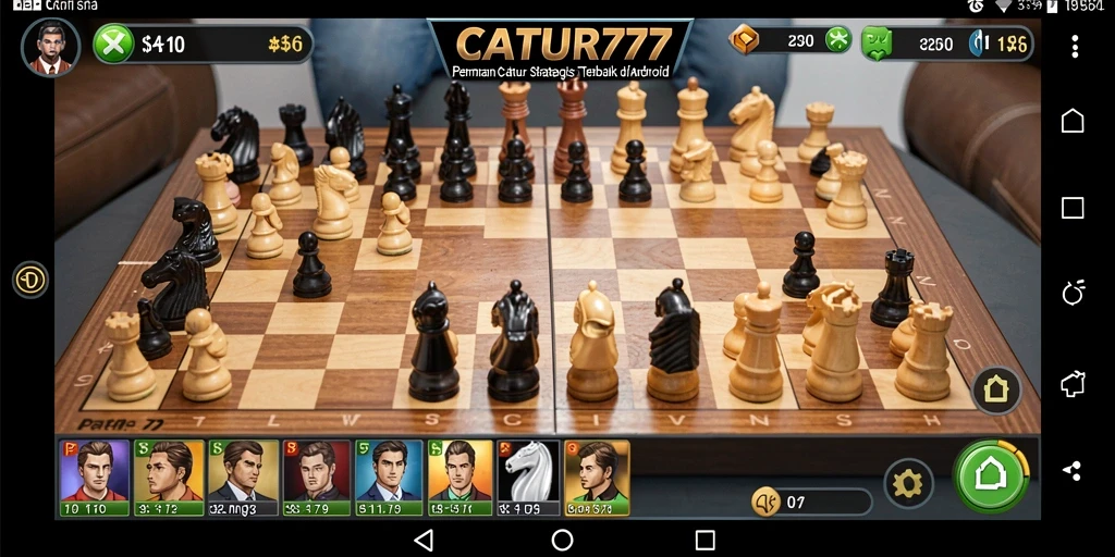 Gameplay seru dan menantang dalam CATUR777.