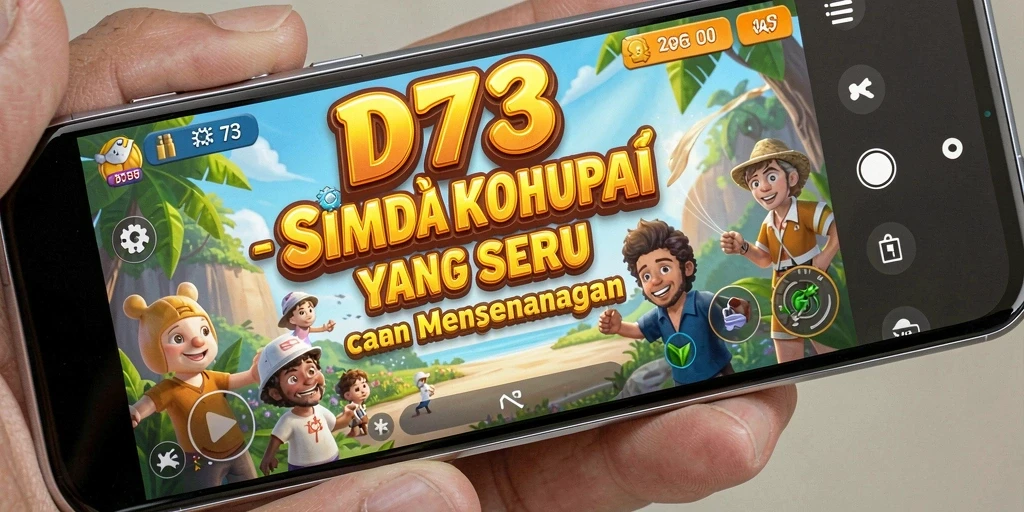 Tangkapan layar D73 menampilkan gameplay simulasi yang menarik.