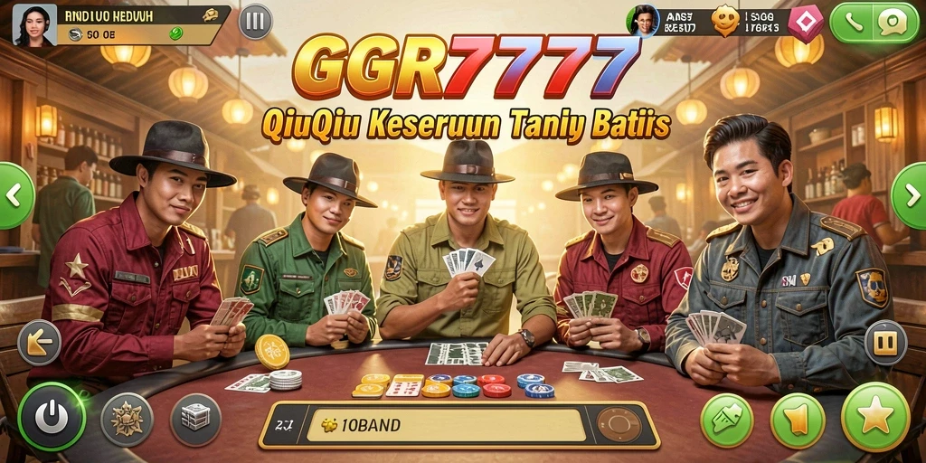 Gameplay seru QiuQiu di GGR7777 yang mengasyikkan.