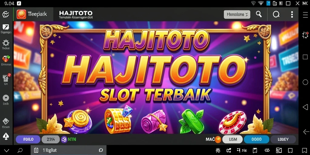 Gameplay seru dan menawan dari HAJITOTO dalam dunia Slot.