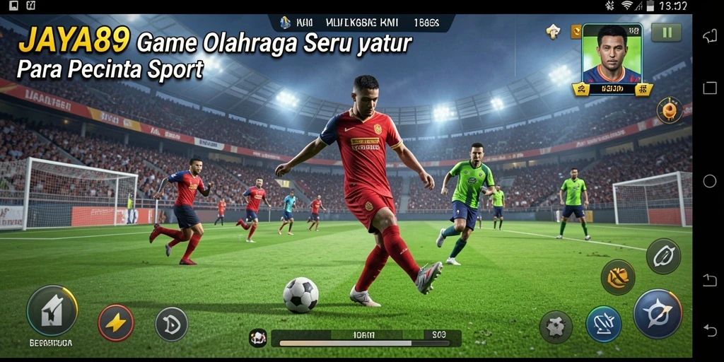 Tampilan gameplay JAYA89 dengan aksi olahraga yang seru dan mendebarkan.