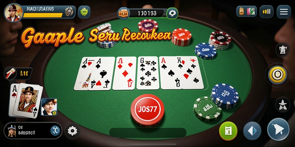 Tampilan gameplay seru dan interaktif di JOS77.