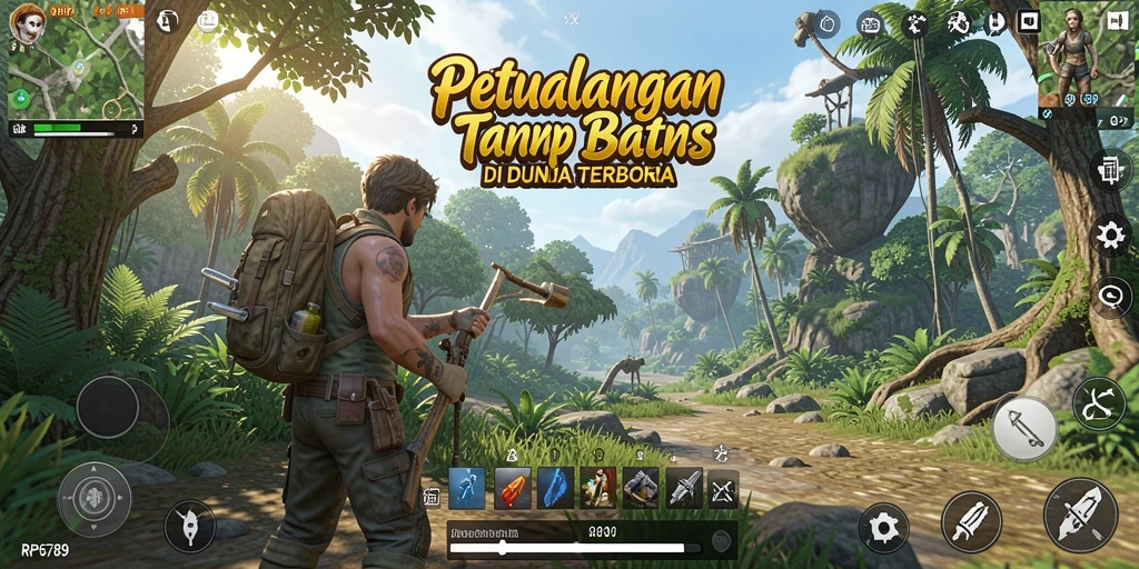 Gameplay seru dalam dunia terbuka yang luas.