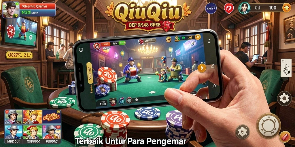 Tampilan screenshot SR877 menampilkan gameplay seru dari permainan QiuQiu.